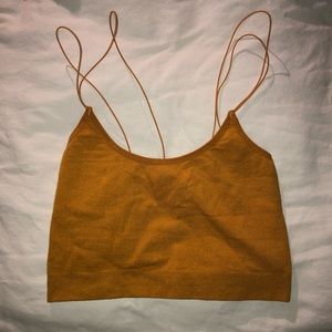 Mustard Yellow Out from Under Markie Bra Top